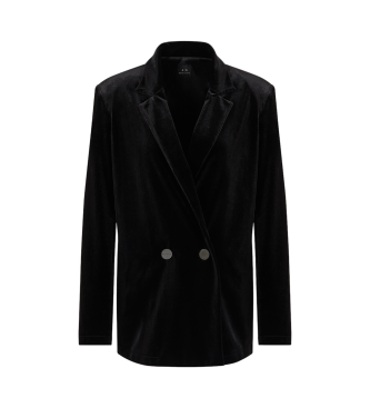 Armani Exchange Blazer semiconstrudo Preto