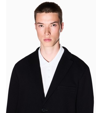 Armani Exchange Klasyczna kurtka w kolorze czarnym