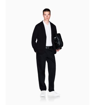 Armani Exchange Klasyczna kurtka w kolorze czarnym