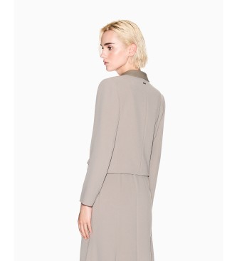 A|X Armani Exchange Americana Crop beige