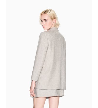 Armani Exchange Mehka bež jopica