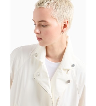 Armani Exchange Biker jacket white