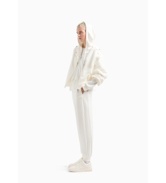 Armani Exchange Biker jacket white