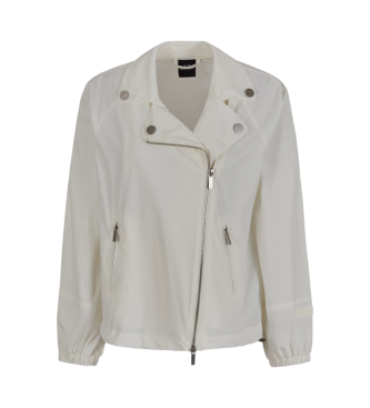 Armani Exchange Biker jacket white