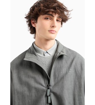 Armani Exchange Jacket Zipper grey
