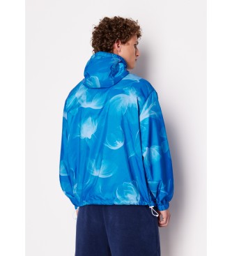 Armani Exchange Windbreaker jacket blue