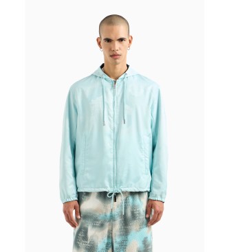 Armani Exchange Omkeerbaar windjack blauw