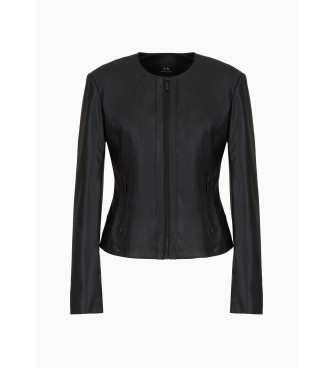 Armani Exchange Klasyczna kurtka w kolorze czarnym