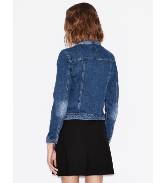 Armani Exchange Blaue Jeansjacke