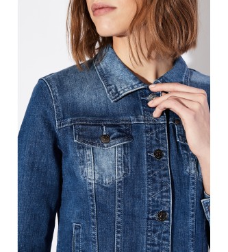 Armani Exchange Blaue Jeansjacke