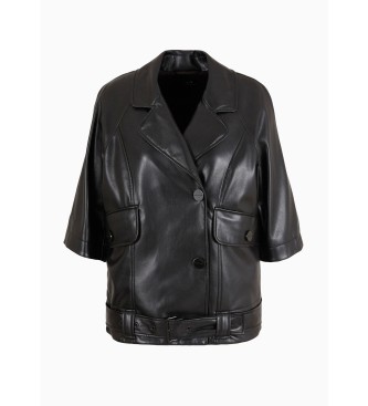 Armani Exchange Cazadora biker negro