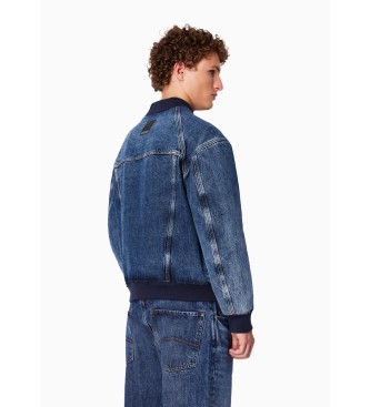 Armani Exchange Blouson bombardier bleu