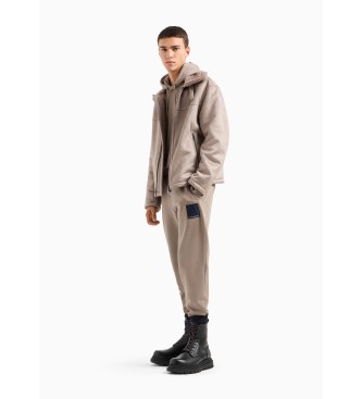 Armani Exchange Braune Fliegerjacke