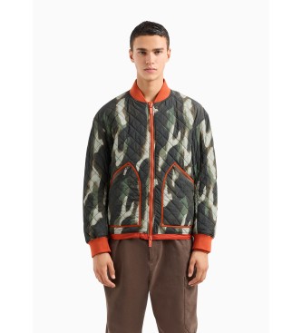 Armani Exchange Giubbotto bomber verde