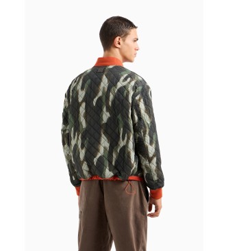 Armani Exchange Giubbotto bomber verde