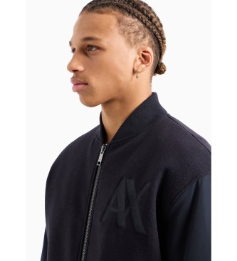 Armani Exchange Veste bombardier marine