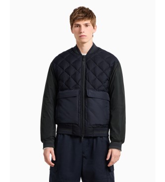 Armani Exchange Casaco bomber azul-marinho