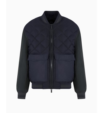 Armani Exchange Casaco bomber azul-marinho