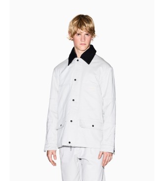 Armani Exchange Bela vetrovna jakna