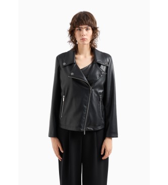 Armani Exchange Cazadora biker negro