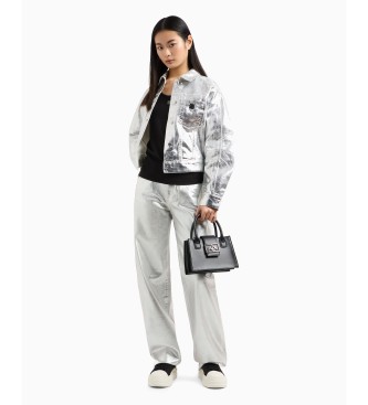 Armani Exchange Veste Truck argent