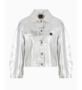 Armani Exchange Veste Truck argent
