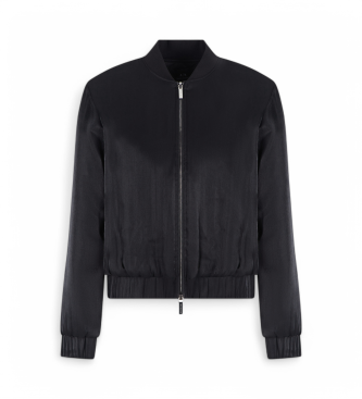 Armani Exchange Bomber trapuntato nero