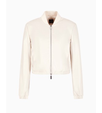 Armani Exchange Casaco de bombardeiro bege