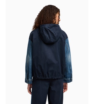 Armani Exchange Mornariška zahodnjaška jakna Trucker