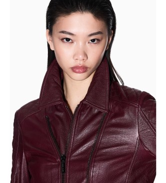 Armani Exchange Bordo kombinirana jakna