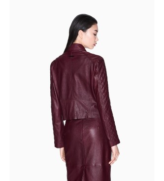 Armani Exchange Bordo kombinirana jakna