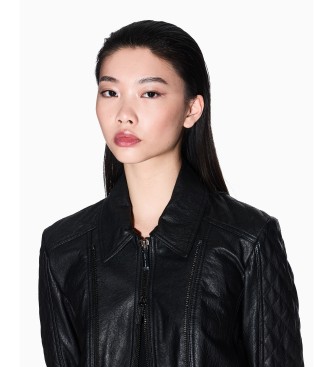 Armani Exchange Kombinirana jakna črna