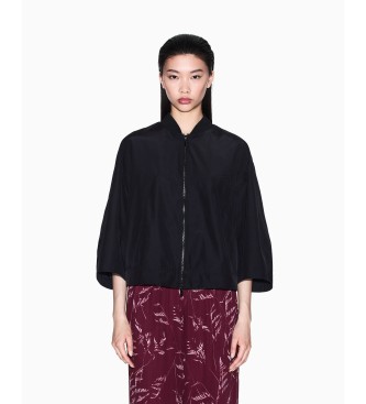 Armani Exchange Bomber jakna črna
