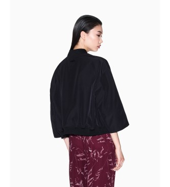 Armani Exchange Bomber jakna črna