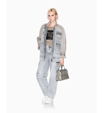 Armani Exchange Jakna Blouson sive barve