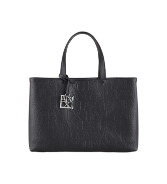 Armani Exchange Borsa della spesa nera