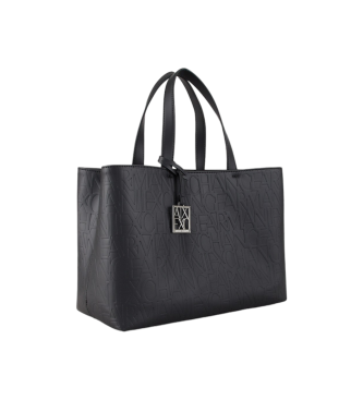 Armani Exchange Borsa della spesa nera