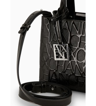 Armani Exchange Borsa della spesa nera