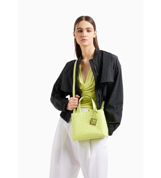 Armani Exchange Groene boodschappentas