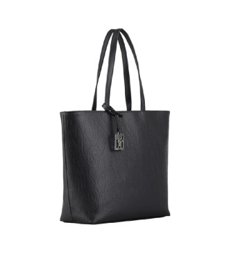 Armani Exchange Borsa nera con logo