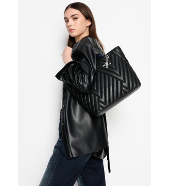 Armani Exchange Black shopping bag