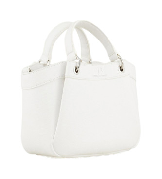 Armani Exchange White shopping bag
