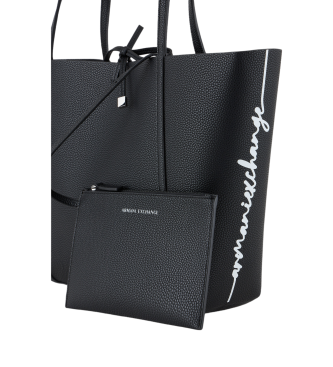 Armani Exchange Black shopping bag