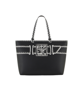 Armani Exchange Black shopping bag