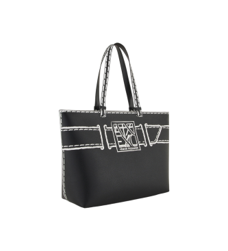 Armani Exchange Schwarze Einkaufstasche