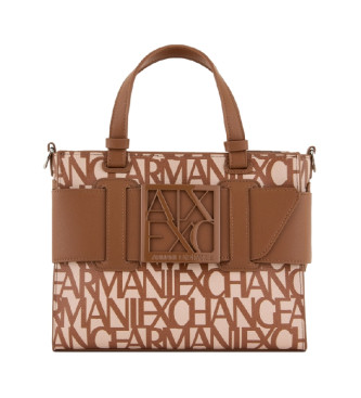 Armani Exchange Brązowa torba na ramię