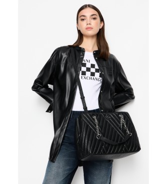 Armani Exchange Sac fourre-tout noir