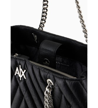 Armani Exchange Sac fourre-tout noir