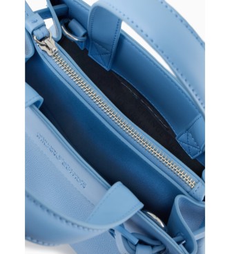 Armani Exchange Modra tote torba