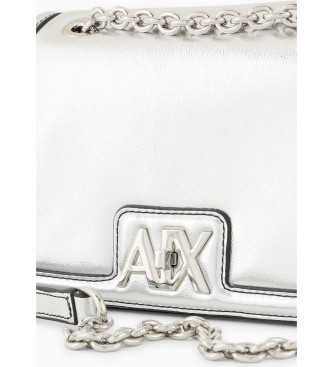 Armani Exchange Silberne Tracolla-Tasche